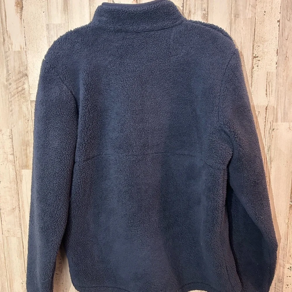 The North Face Boys Fleece Jacket Navy Blue Size XL